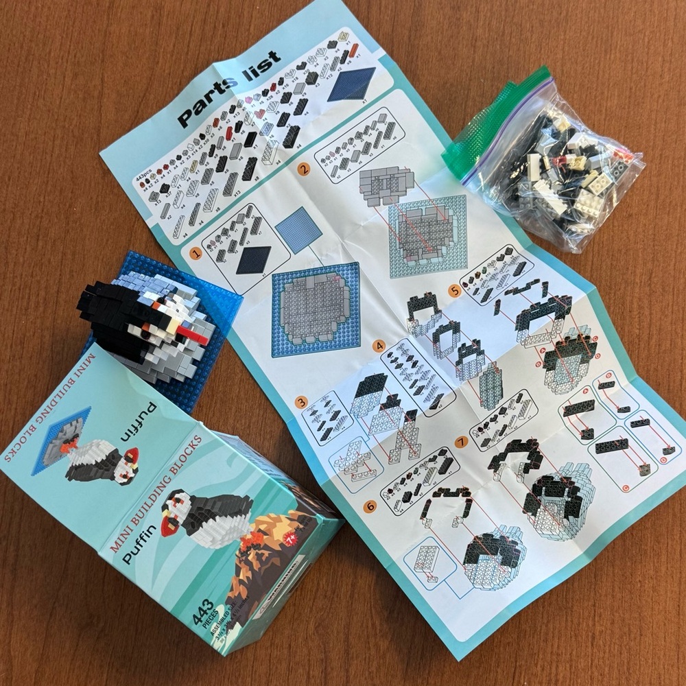 Mini Block Puffin - Picture 6 of 8